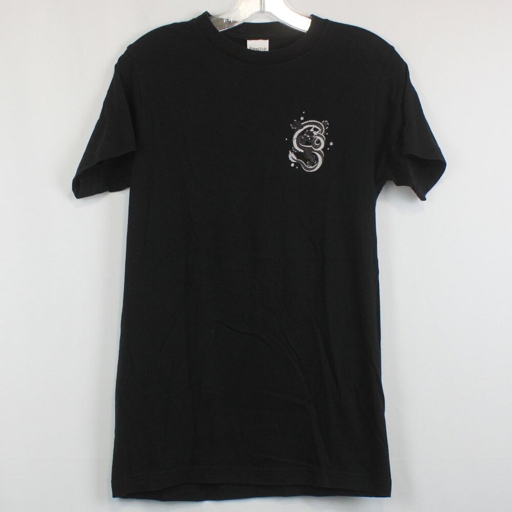 Rip n Dip Small Dragon Graphic Black Short Sleeve Unisex Shirt